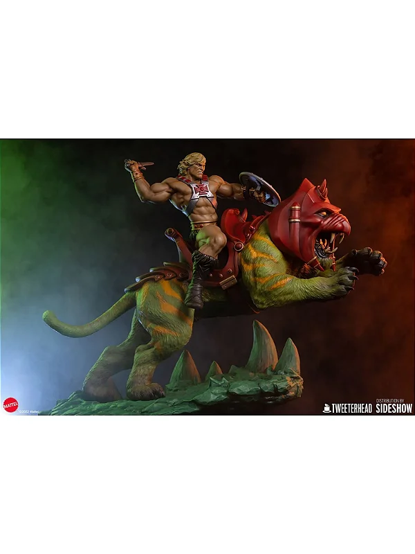 HE-MAN e GATO GUERREIRO CLASSIC - DELUXE ART - TWEETERHEAD