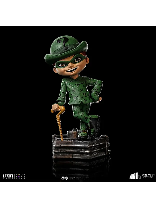 ESTÁTUA RIDDLER - BATMAN FOREVER - MINICO - IRON STUDIOS