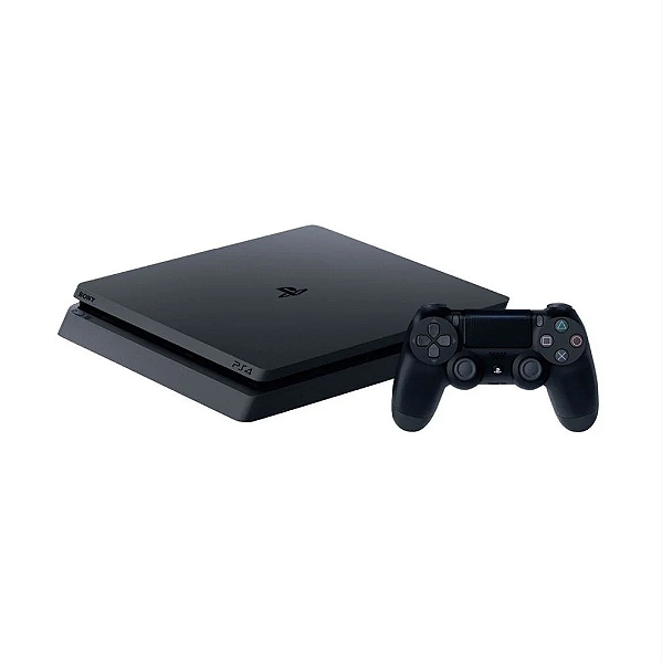 CONSOLE PS4 PLAYSTATION 4 SLIM 500GB PRETO - SEMINOVO