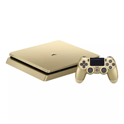 CONSOLE PS4 PLAYSTATION 4 SLIM 1TB GOLD EDITION - SEMINOVO