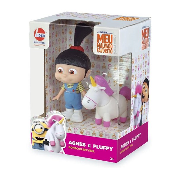 BONECO AGNES E FLUFFY - MINIOS