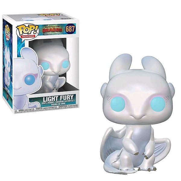 FUNKO POP MOVIES HOW TO TRAIN YOUR DRAGON 3 - LIGHT FURY 687