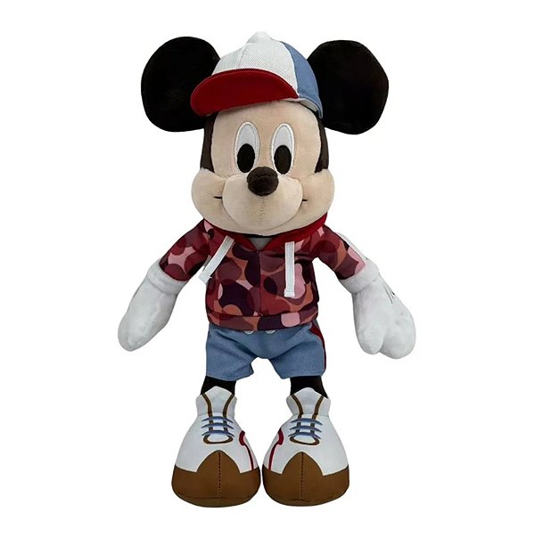 PELÚCIA MICKEY DE MOLETOM -  DISNEY 30 CM