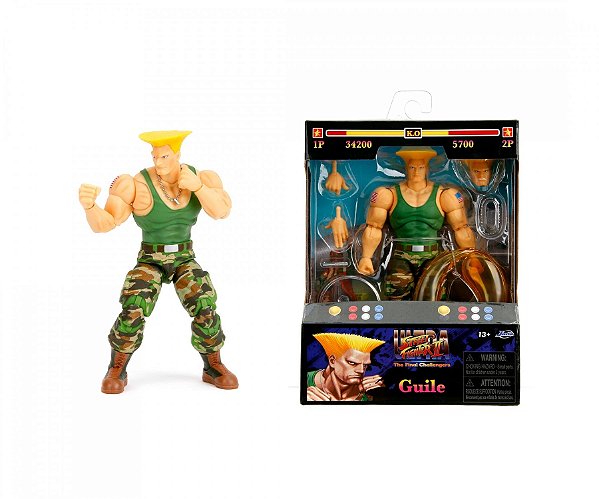 GUILE - JADA TOYS - STREET FIGHTER 2