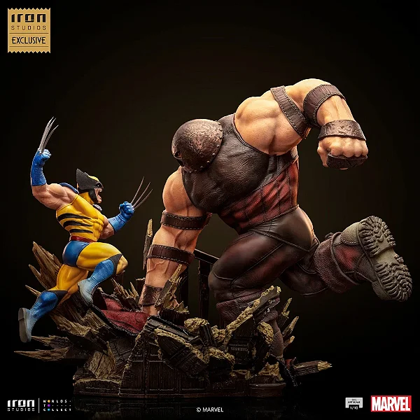 ESTÁTUA JUGGERNAUT vs WOLVERINE 10TH ANNIVERSARY - 1/10 - IRON STUDIOS