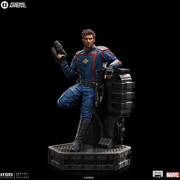 ESTÁTUA SR. DAS ESTRELAS GUARDIÕES DA GALÁXIA - 1/10 - IRON STUDIOS