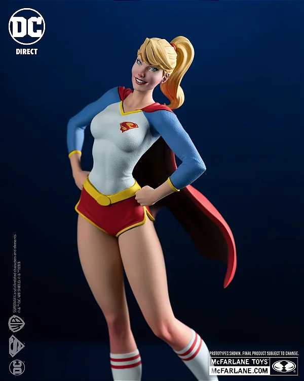 ESTÁTUA SUPER GIRL - BY J. SCOTT CAMPBELL - MCFARLANE - 1/6
