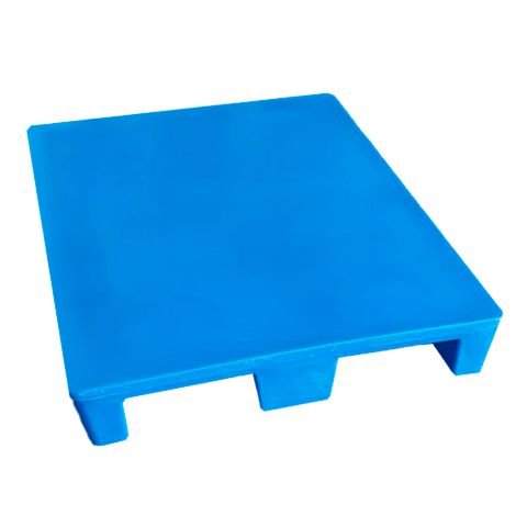 Pallet de Plástico Liso 80cm x 120cm x 15cm