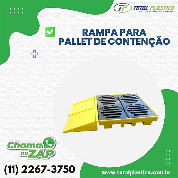RAMPA PARA PALLET DE CONTENÇÃO