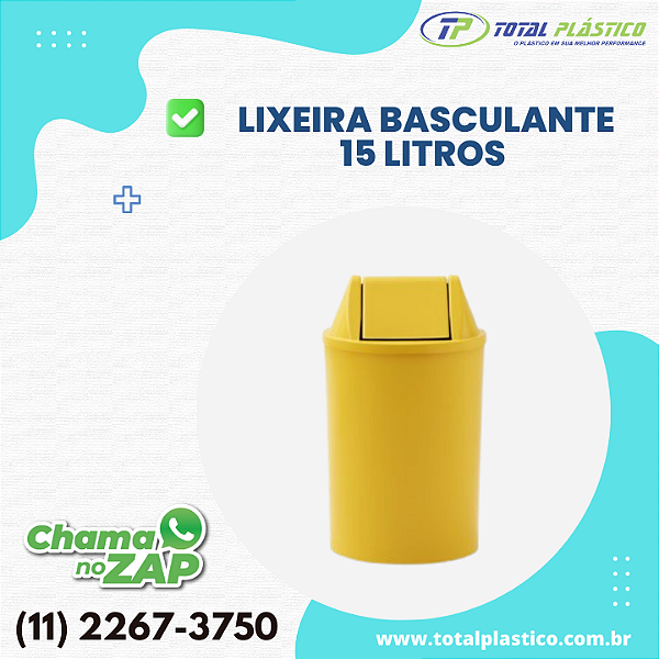 LIXEIRA BASCULANTE  15 LITROS