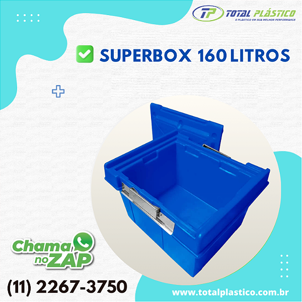 CAIXA TÉRMICA SUPERBOX 160 LITROS