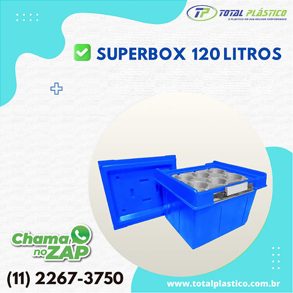 CAIXA TÉRMICA SUPERBOX 120 LITROS