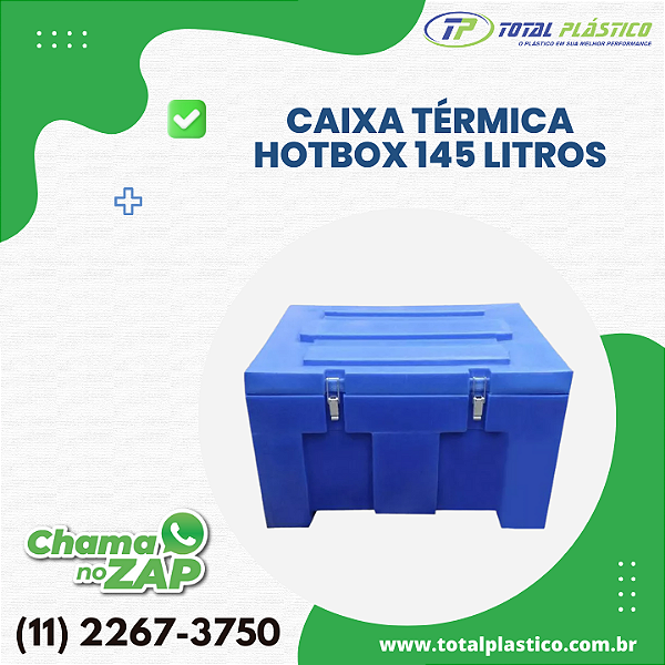 CAIXA TÉRMICA HOTBOX 145 LITROS