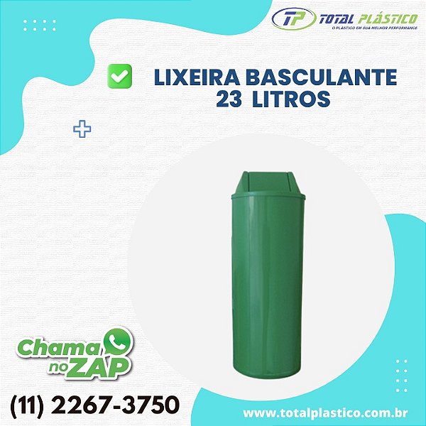 LIXEIRA BASCULANTE 23 LITROS