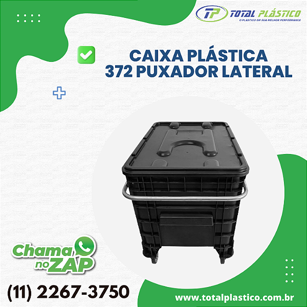 CAIXA PLÁSTICA 372 – PUXADOR LATERAL