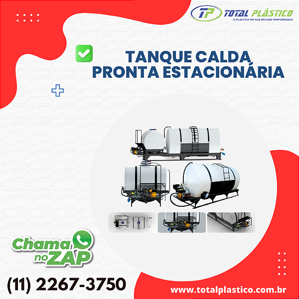 TANQUES CALDA PRONTA ESTACIONÁRIA