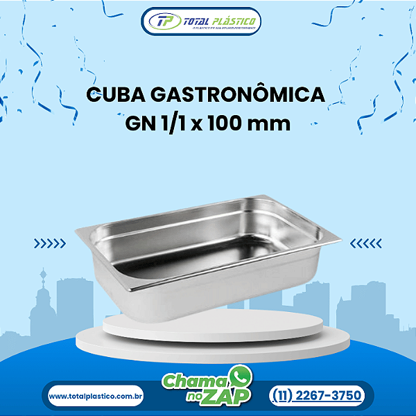 CUBA GASTRONÔMICA 1/1 x 100 mm