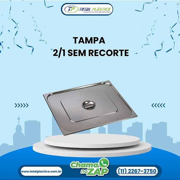 TAMPA GN 2/1 SEM RECORTE