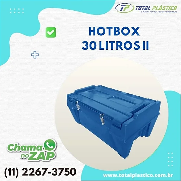 CAIXA TÉRMICA HOTBOX 30 LITROS PLUS