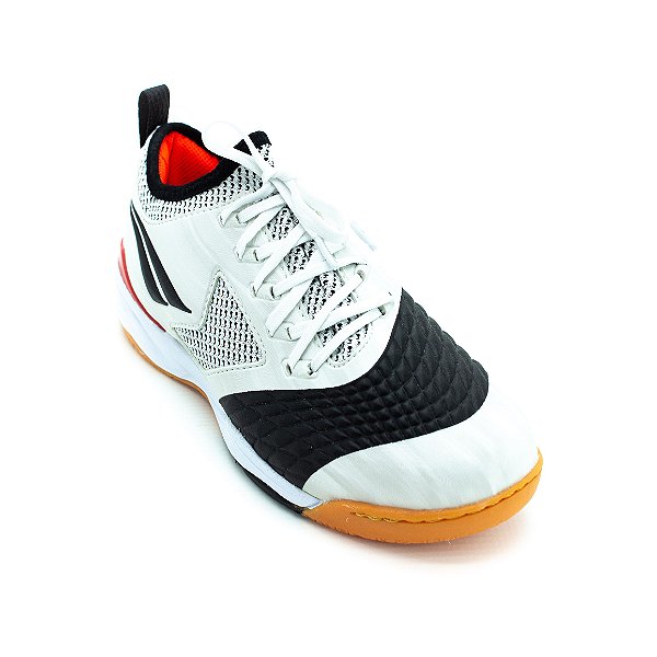 Chuteira Penalty Futsal Max 1000 Ecoknit Masculino - Laranja e Preto