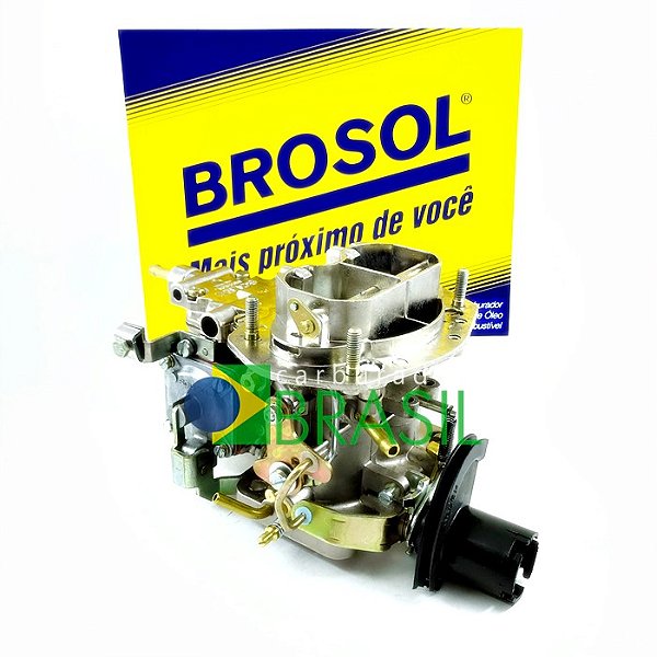 Carburador Novo Original Brosol Solex H 34 SEIE Opala Caravan Blazer Utilitários 6 Cilindros Álcool