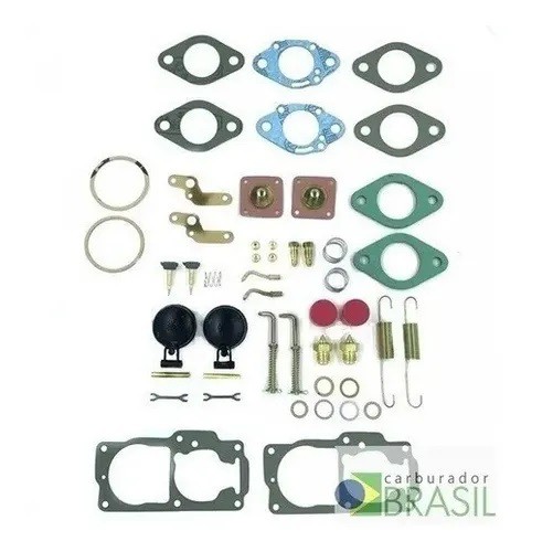 Kit de Reparos para Carburador Solex H 32 PDSI 2/3  Fusca Brasília Kombi (Antiga) 1600 Gasolina