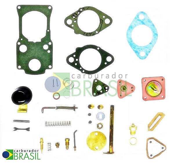 Kit de Reparos para Carburador Solex H 40 DEIS Veraneio C10 Pick-up Utilitários 6 Cilindros Gasolina Motor 261