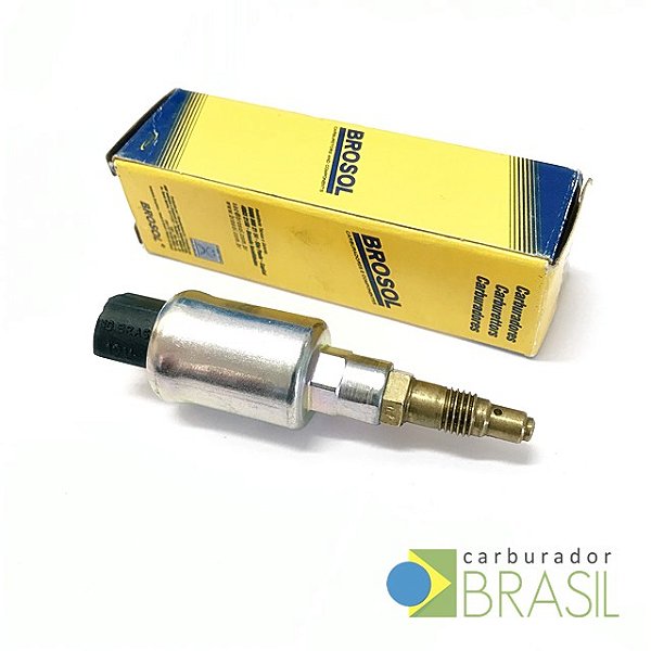 Interruptor Eletromagnético de Marcha Lenta para Carburador Solex H 30 PIC Fusca Brasília Kombi Vazão 57,5