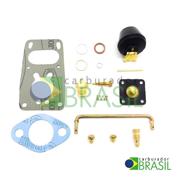 Kit Reparos para Carburador Solex H 28 PCI Fusca 1200 Kombi Karmann Guia