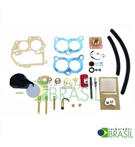 Kit de Reparos para Carburador Brosol 3E Ford Versailles Royale Motor AP 2.0 Álcool e Gasolina