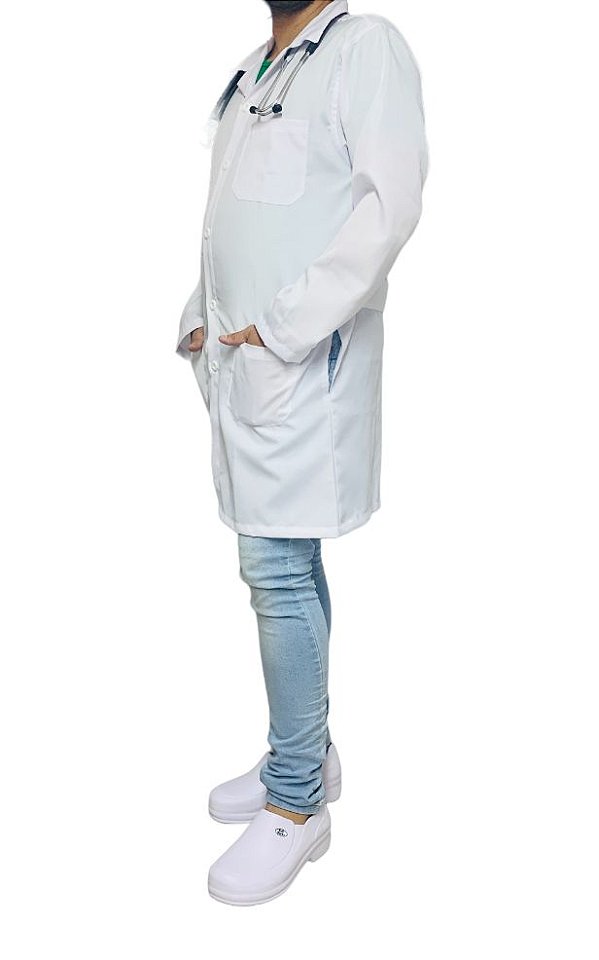 Jaleco Unissex Hospitalar M/L Oxford - Brasbord Uniformes