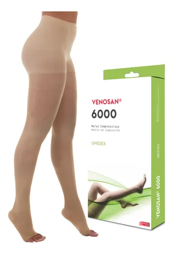 MEIA COMPRESS 20-30 MEIA CALÇA VENOSAN 6000 PE ABERTO