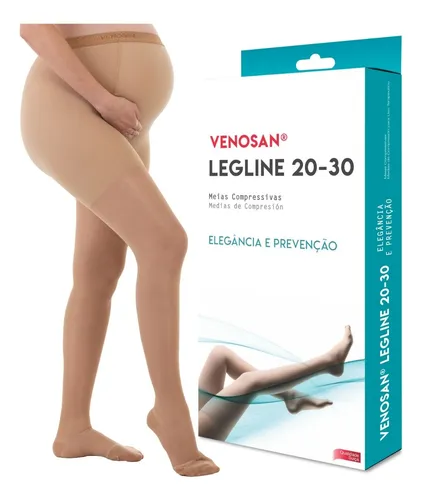 MEIA COMPRESS 20-30 MC MATERNA - GESTANTE VENOSAN LEGLINE PF