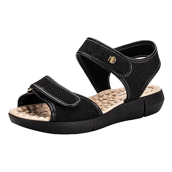Sandalia Feminina Tecido C/ Velcro Modare 7142118