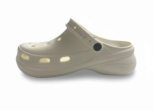 Crocs Cloc Feminino Plataforma Branco CC307