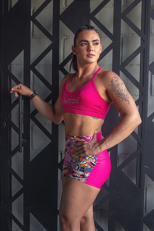 Top Nadador Rosa Pink