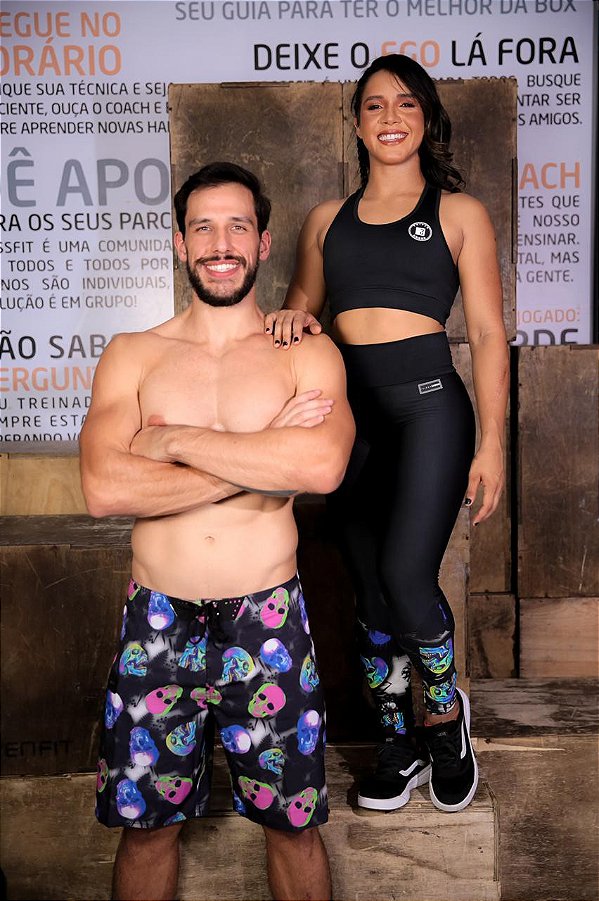 Bermuda Fraser Caveira Neon