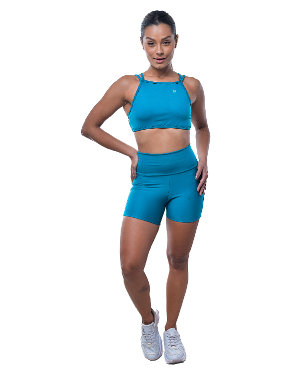 Top Frente Única 3U Mini Verde Jade