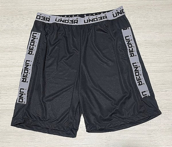 Bermuda Box Duas Cores Preto e Cinza