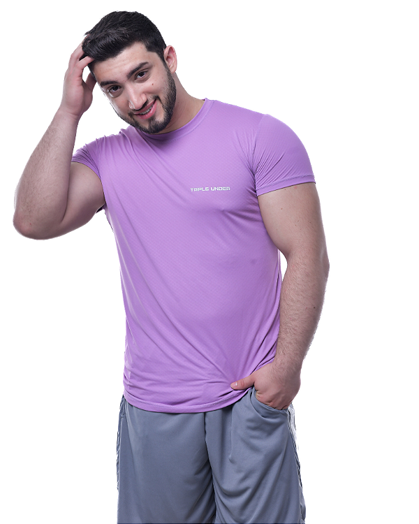 Camisa Masculina Basic Lilás