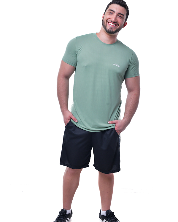 Camisa Masculina Basic Verde Oliva
