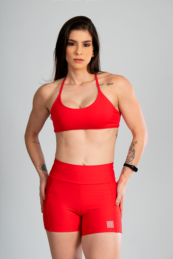 Shorts Active Vermelho