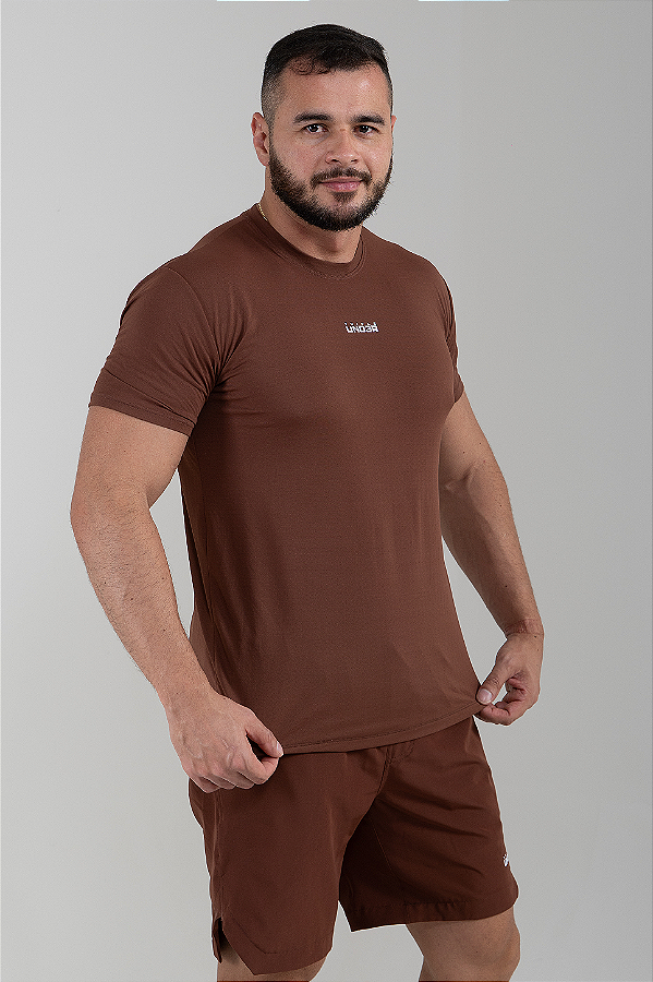 Camisa Masculina Marrom