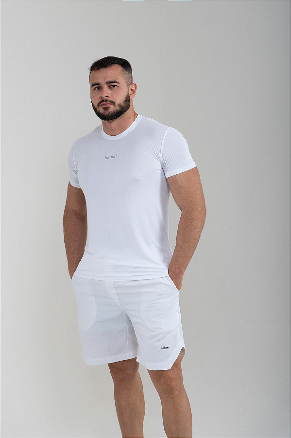 Bermuda Fit Masculina Branca