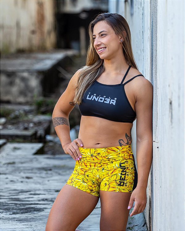 Top Frente Única Preto