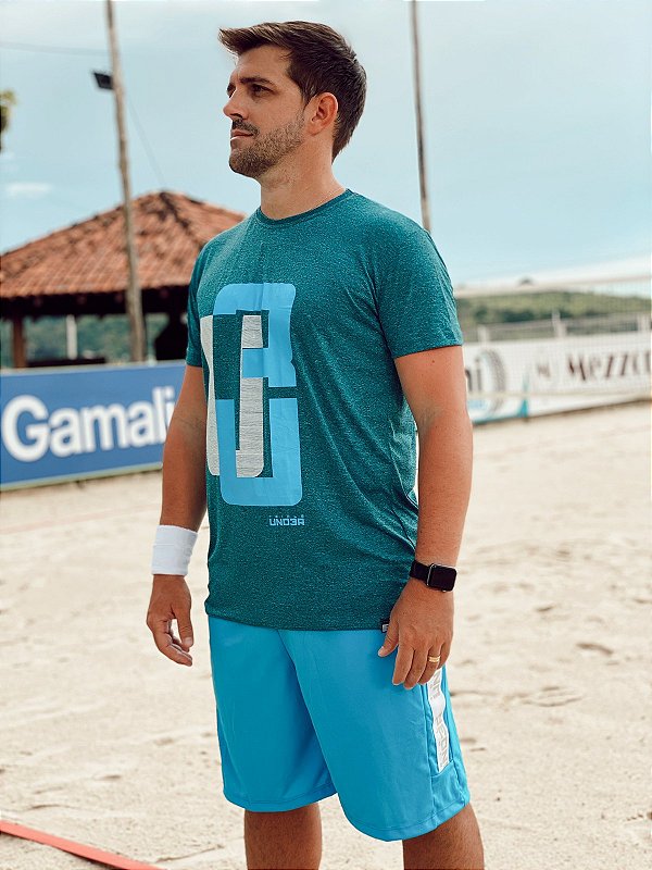 Camisa  Masculina Effect Azul 3U