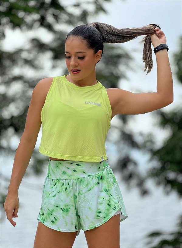 Shorts Fluity Tie Dye Verde