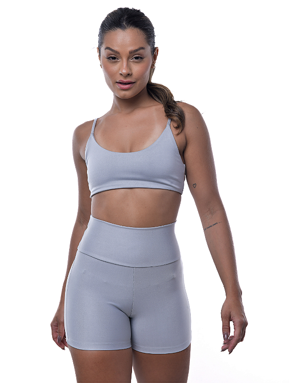 Shorts Prime Cinza