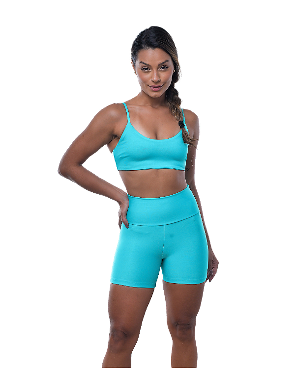 Shorts Prime Verde Água