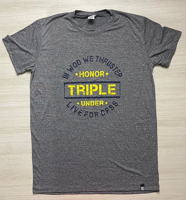 Camisa Masculina Effect Cinza Honor